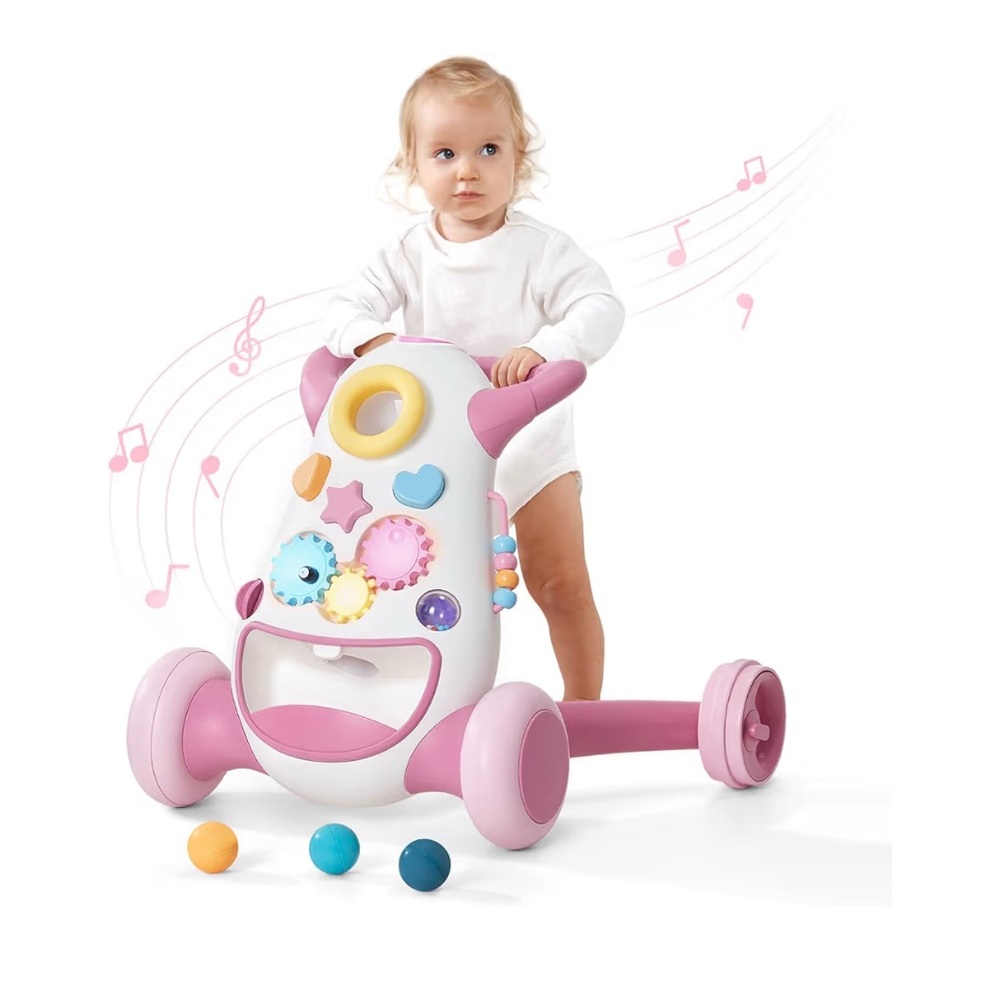 KUB Baby & Toddler Walker Interactive Push Toy